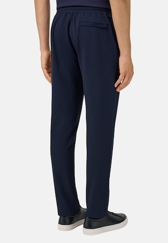 Boggi Milano Slimfit Broek 'Coulisse' in Blauw