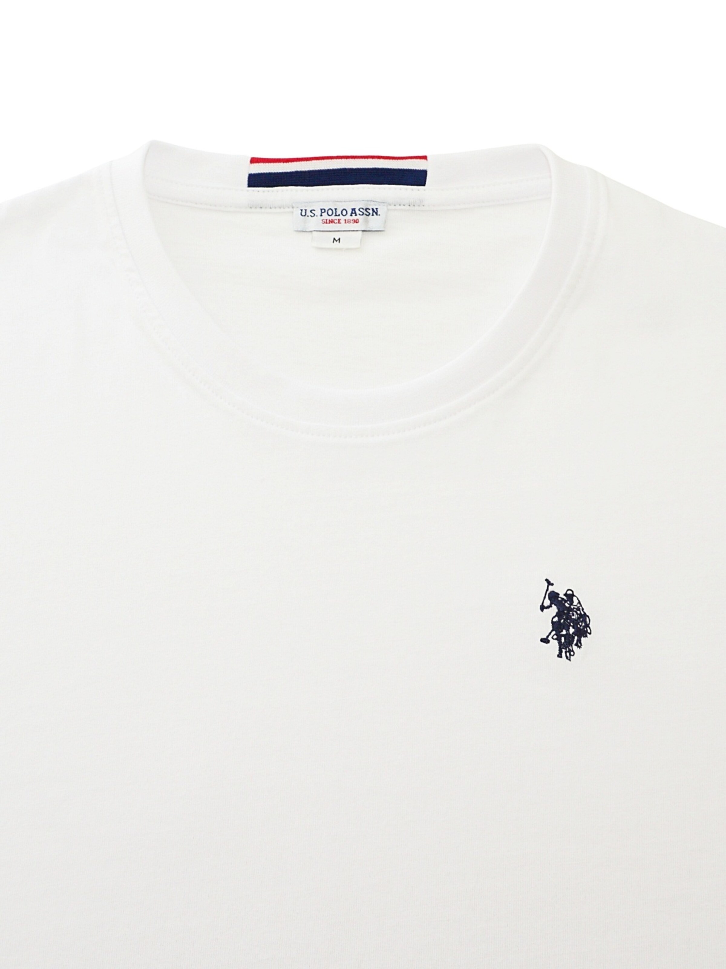 T-Shirt U.S. POLO ASSN. en blanc
