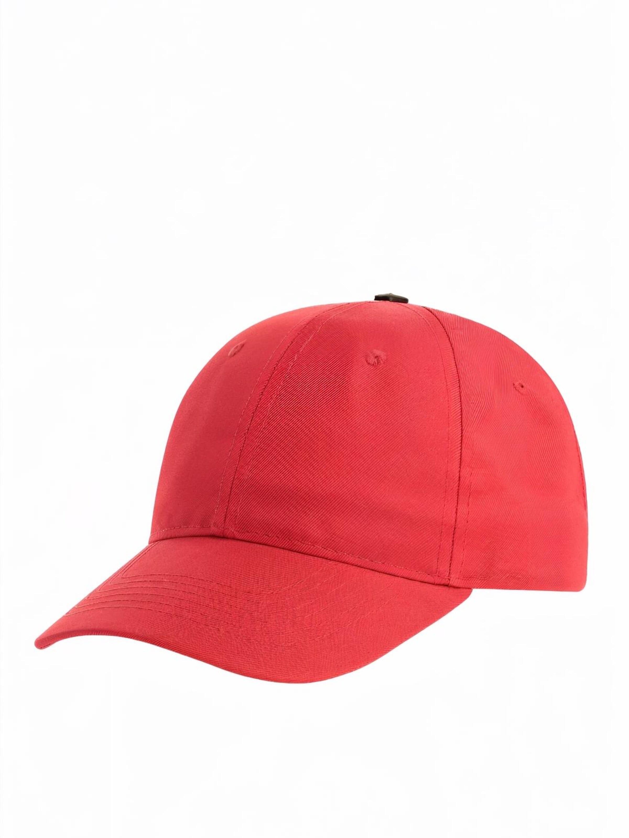 Lou-i Cap 'Baseball Cap aus Bio-Baumwolle'‌‌‌‌‌‌‌‌ in Rot: Vorderseite