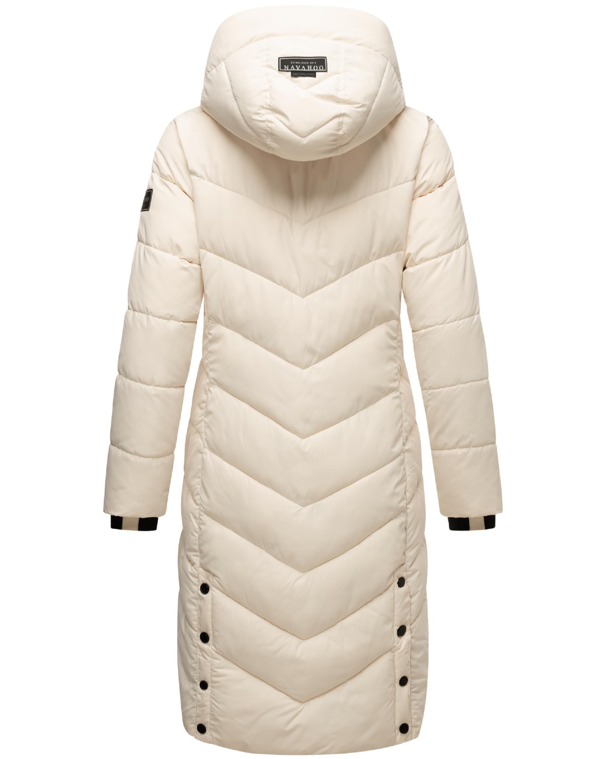 NAVAHOO Winter coat 'Sahnekatzii XIV' in Beige