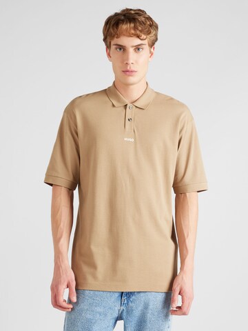 HUGO Shirt 'Dangula' in Brown: front