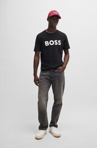 BOSS Футболка 'Thinking 1' в Черный