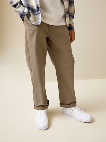 Next Normální Kalhoty – hnědá