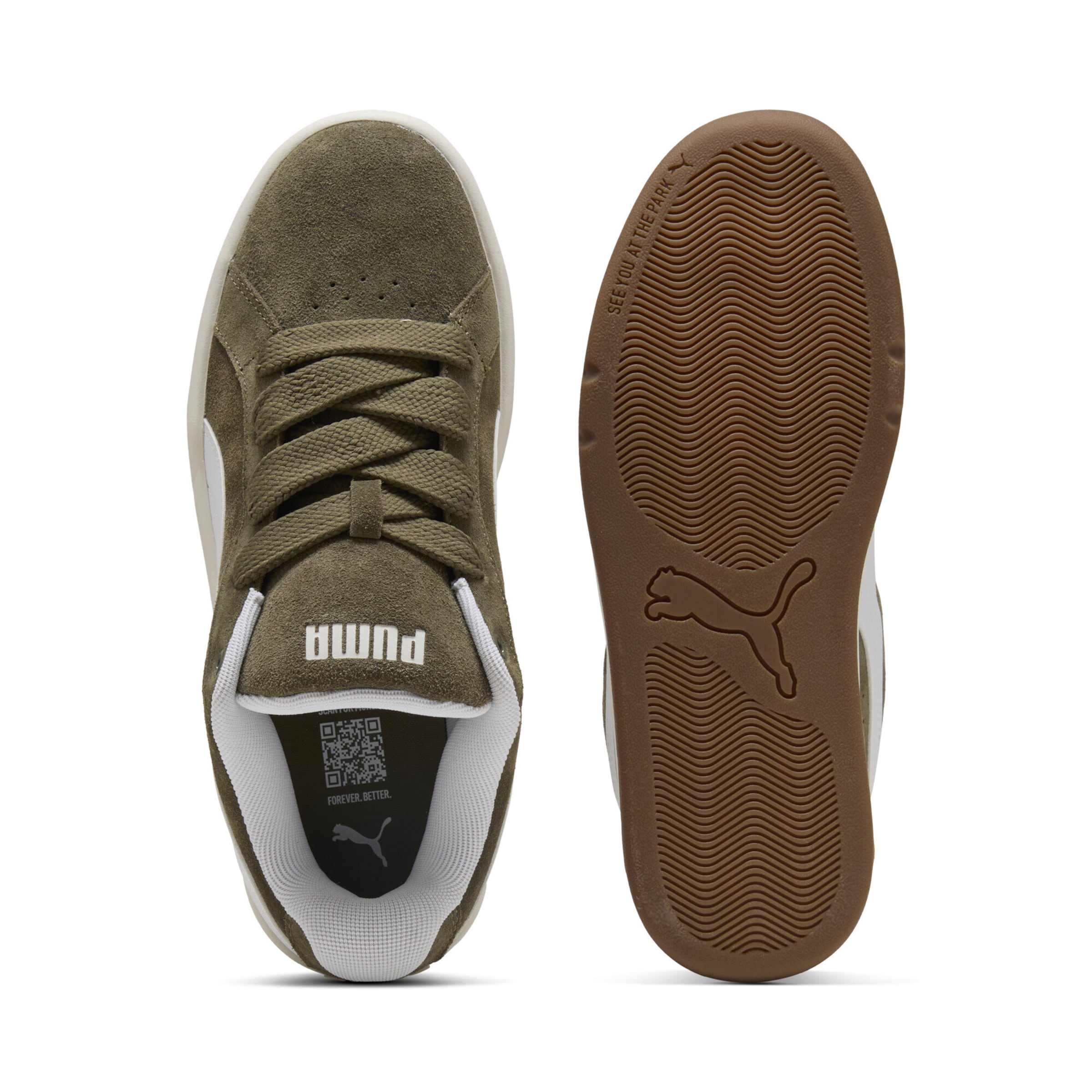 PUMA Platform trainers 'Park Lifestyle' in Green