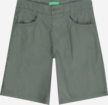 UNITED COLORS OF BENETTON Regular Broek in Groen: voorkant