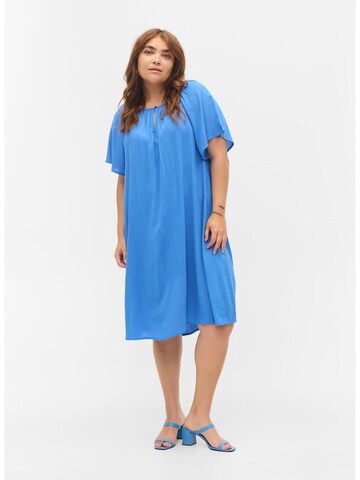 Robe d’été 'EROSE' Zizzi en bleu