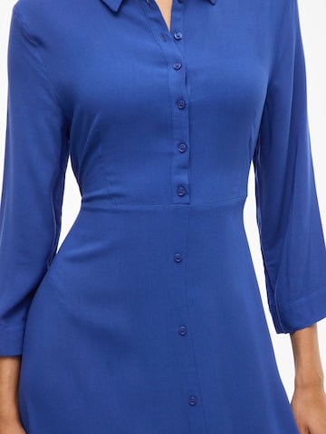 VILA - Vestido camisero 'VIAya Paya' en azul