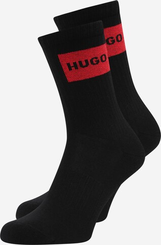 HUGO - Calcetines en negro: frente