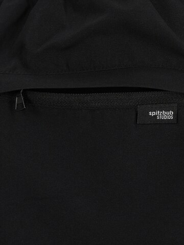 SPITZBUB Board Shorts in Black