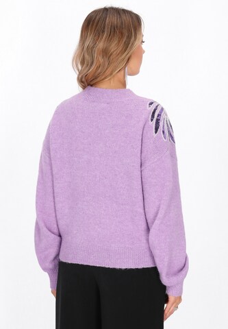 faina - Jersey en lila
