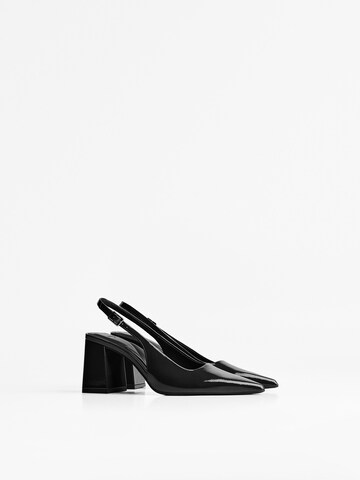 Bershka Slingback pumps i svart