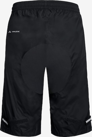 VAUDE Regular Outdoor Pants 'Drop' in Black