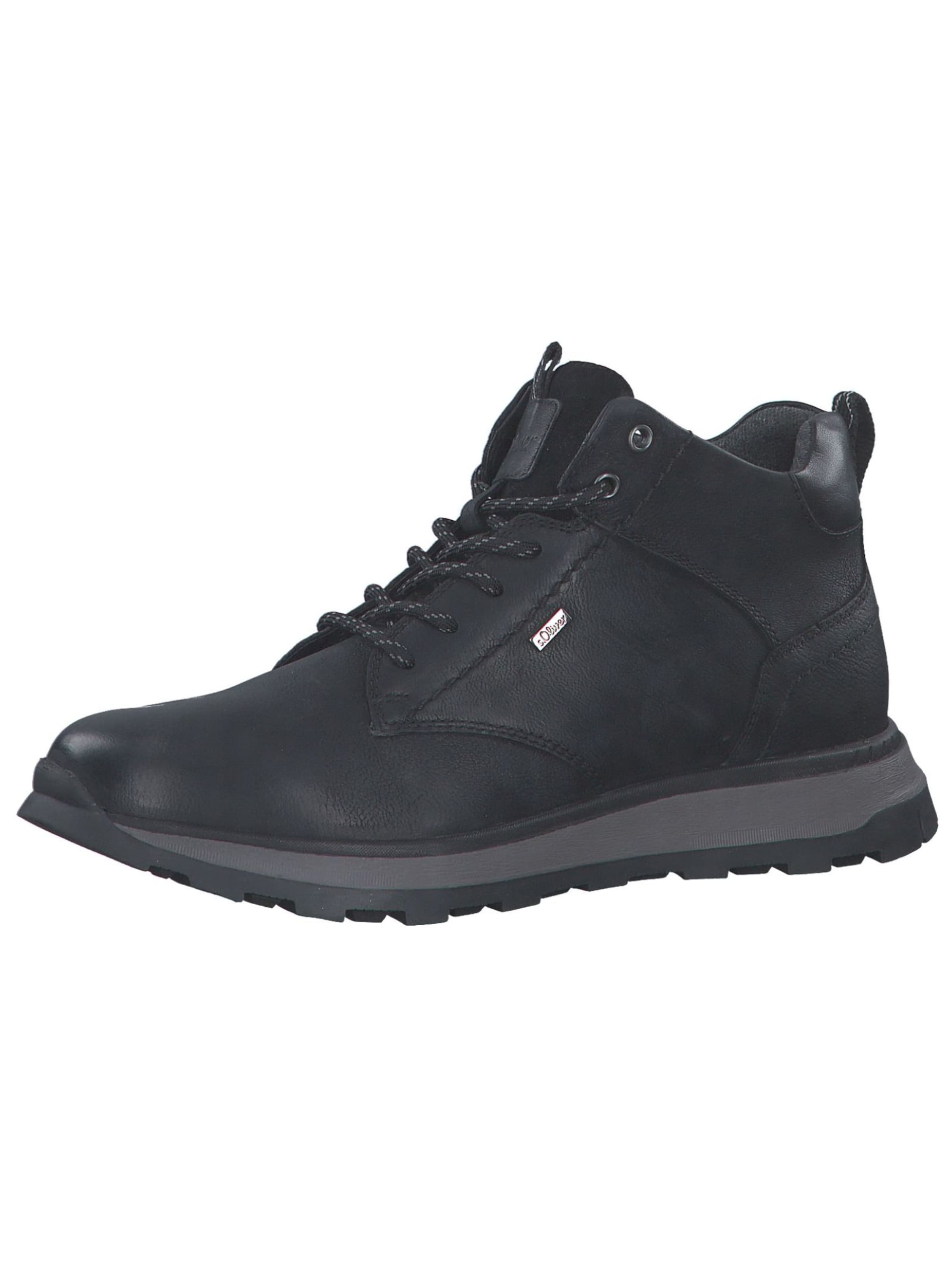 Bottines à lacets s.Oliver en noir : devant