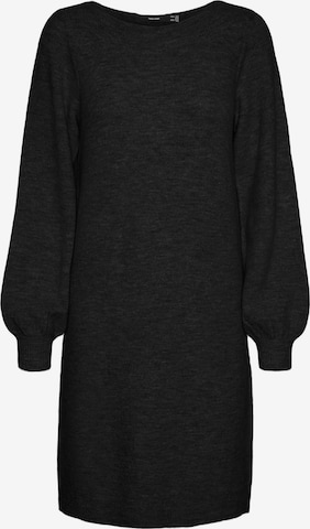 Robes en maille 'LEFILE' VERO MODA en noir : devant