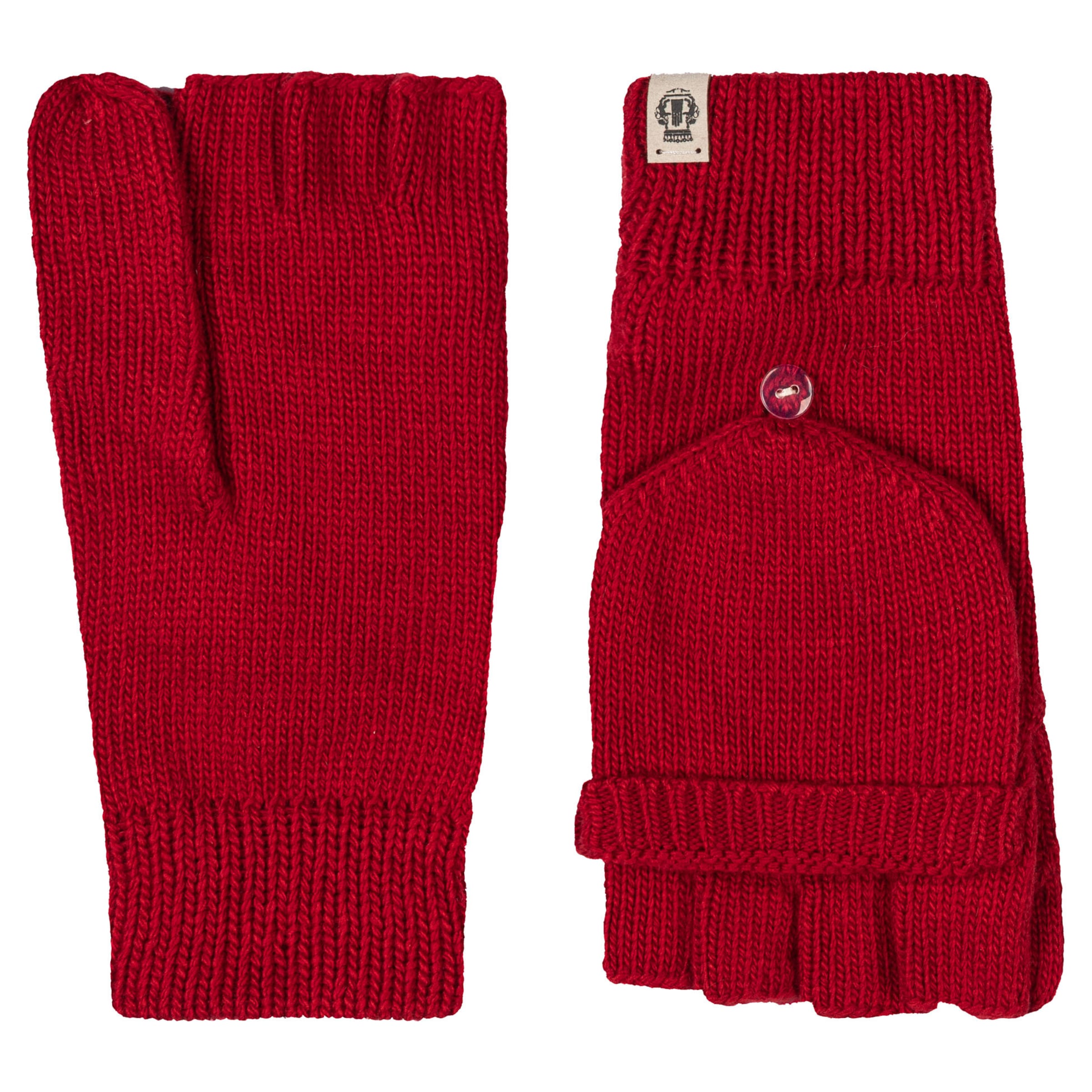 Mezzoguanti di Roeckl in rosso: frontale