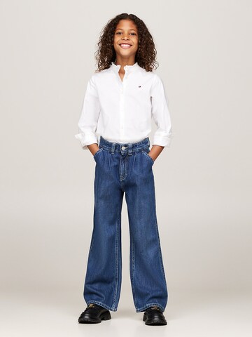 TOMMY HILFIGER Flared Jeans 'Pleat' in Blauw