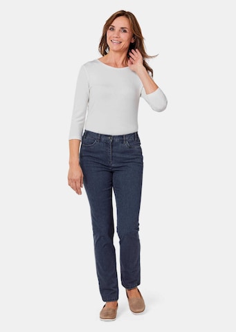 Goldner Slimfit Jeans ' ANNA' in Blau