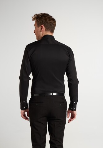 ETERNA Slim fit Business shirt in Black