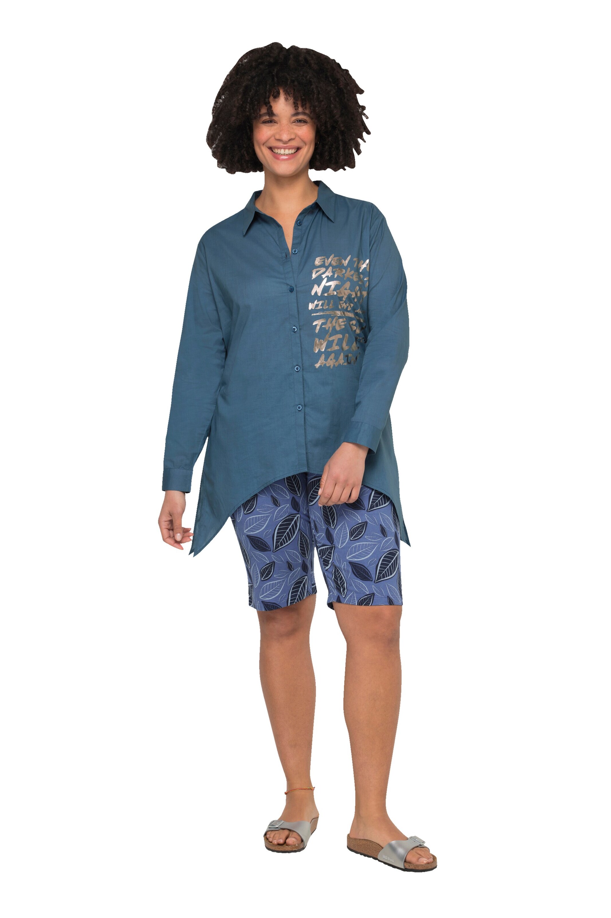 Janet & Joyce Blouse in Blue