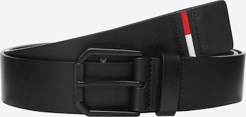 Ceinture Tommy Jeans en noir : devant