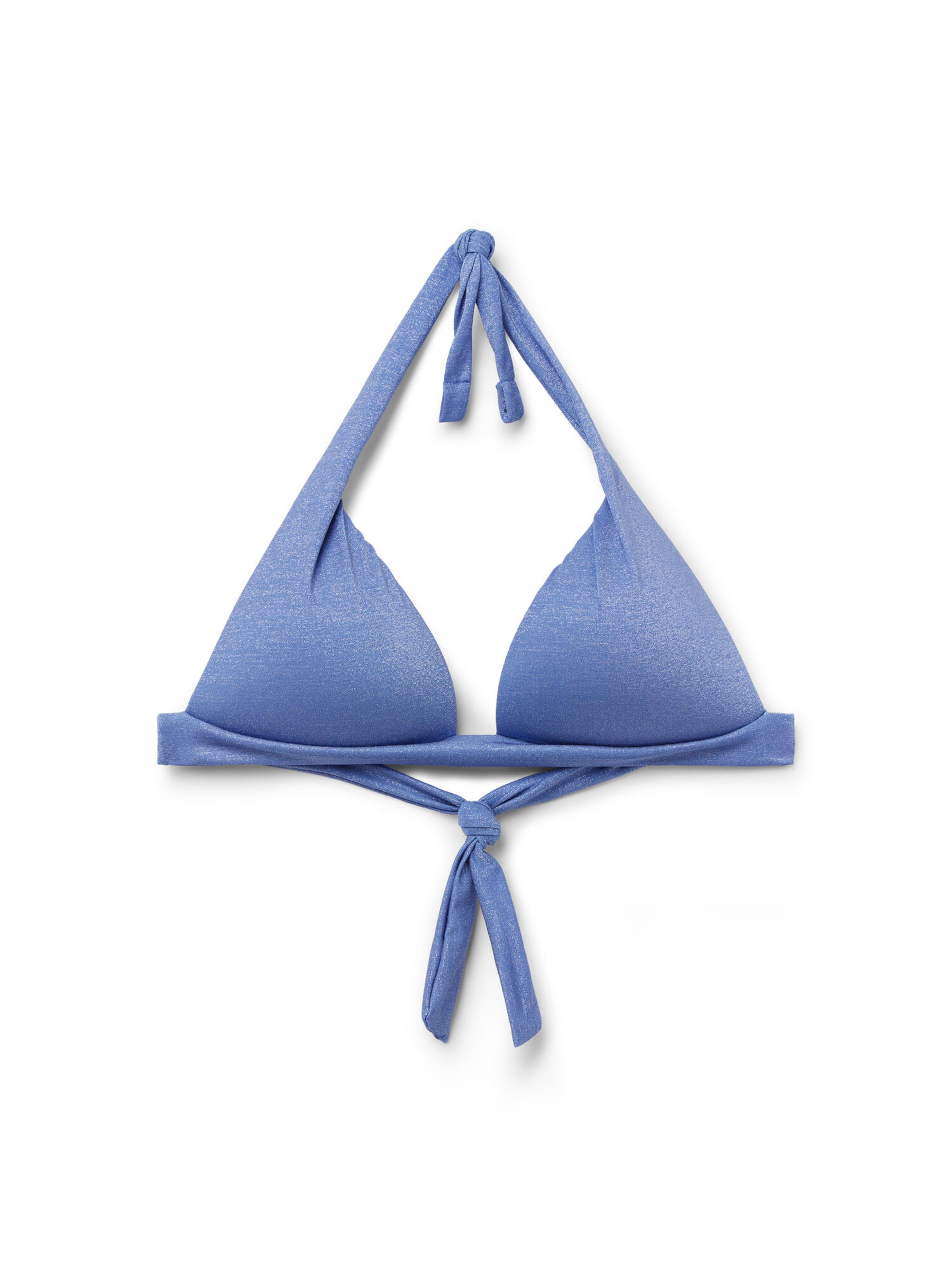CALZEDONIA Bikinitop 'GOLDEN GLOW' in Blau: Vorderseite