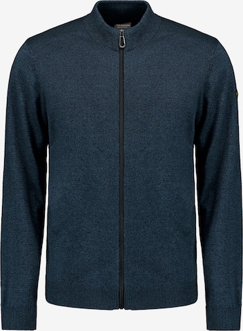 Vestes en maille No Excess en bleu : devant