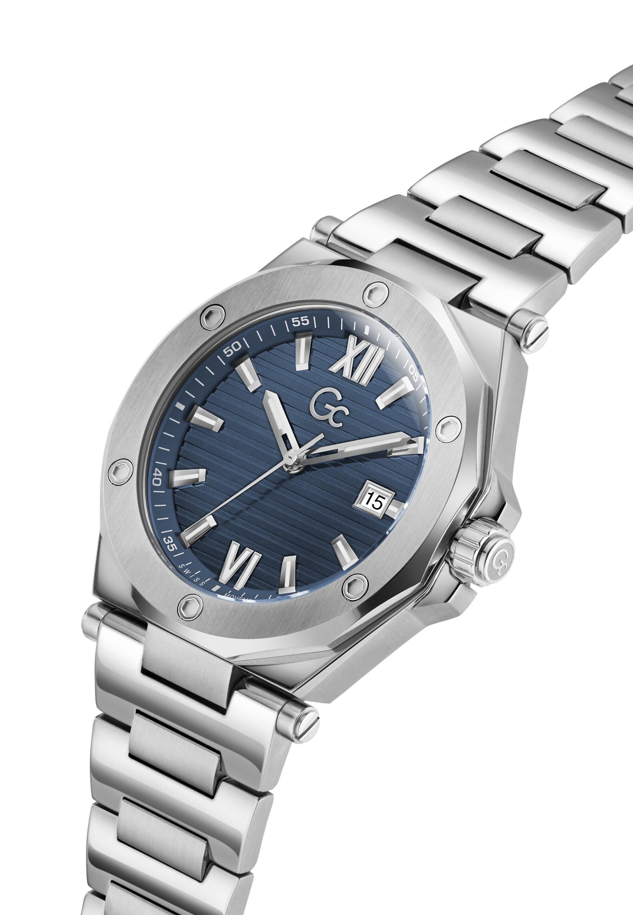 Orologio analogico 'Gc Legacy Sleek' di Gc in argento