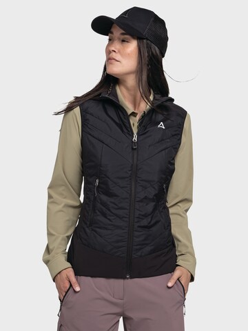 Gilet ' Hiking Hybrid Vt Style Blaueis WMS ' Schöffel en noir : devant