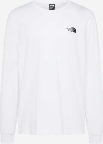 T-Shirt THE NORTH FACE en blanc : devant