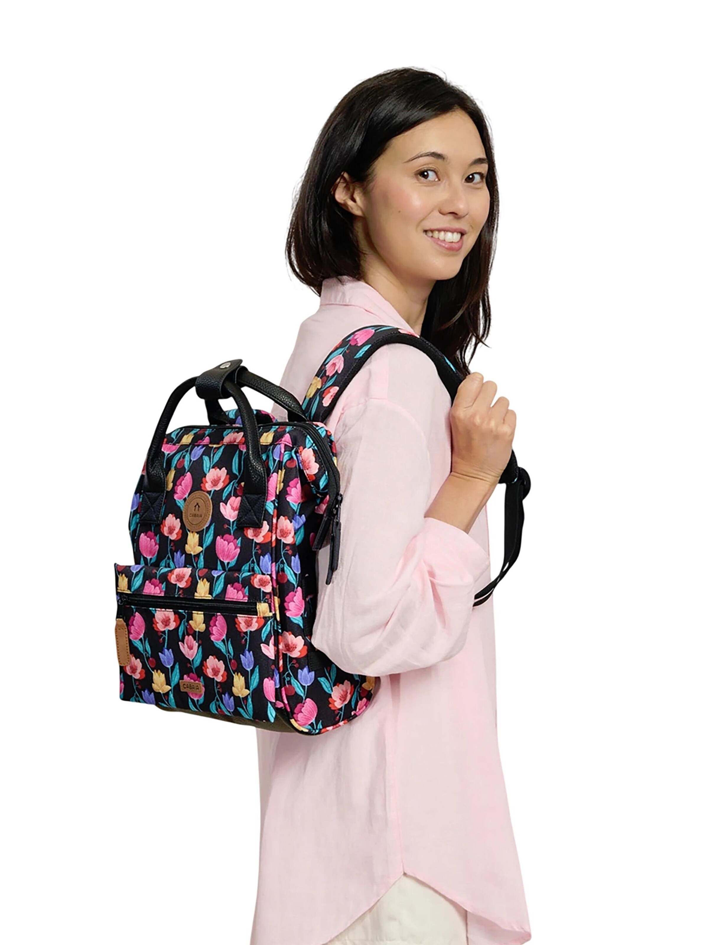 Cabaia Rucksack 'Adventurer Small Genoa'‌‌‌‌ in Schwarz