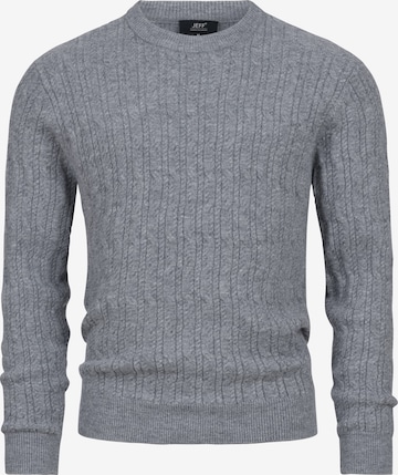 Pull-over 'JFMicah' JEFF en gris : devant