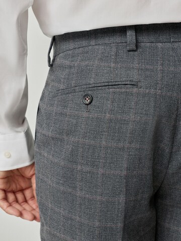 Next Tapered Trousers with creases in Grey