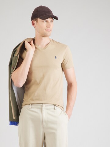 Polo Ralph Lauren Μπλουζάκι σε μπεζ: μπροστά