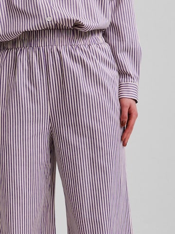 Wide Leg Pantalon 'Filipa' PIECES en violet