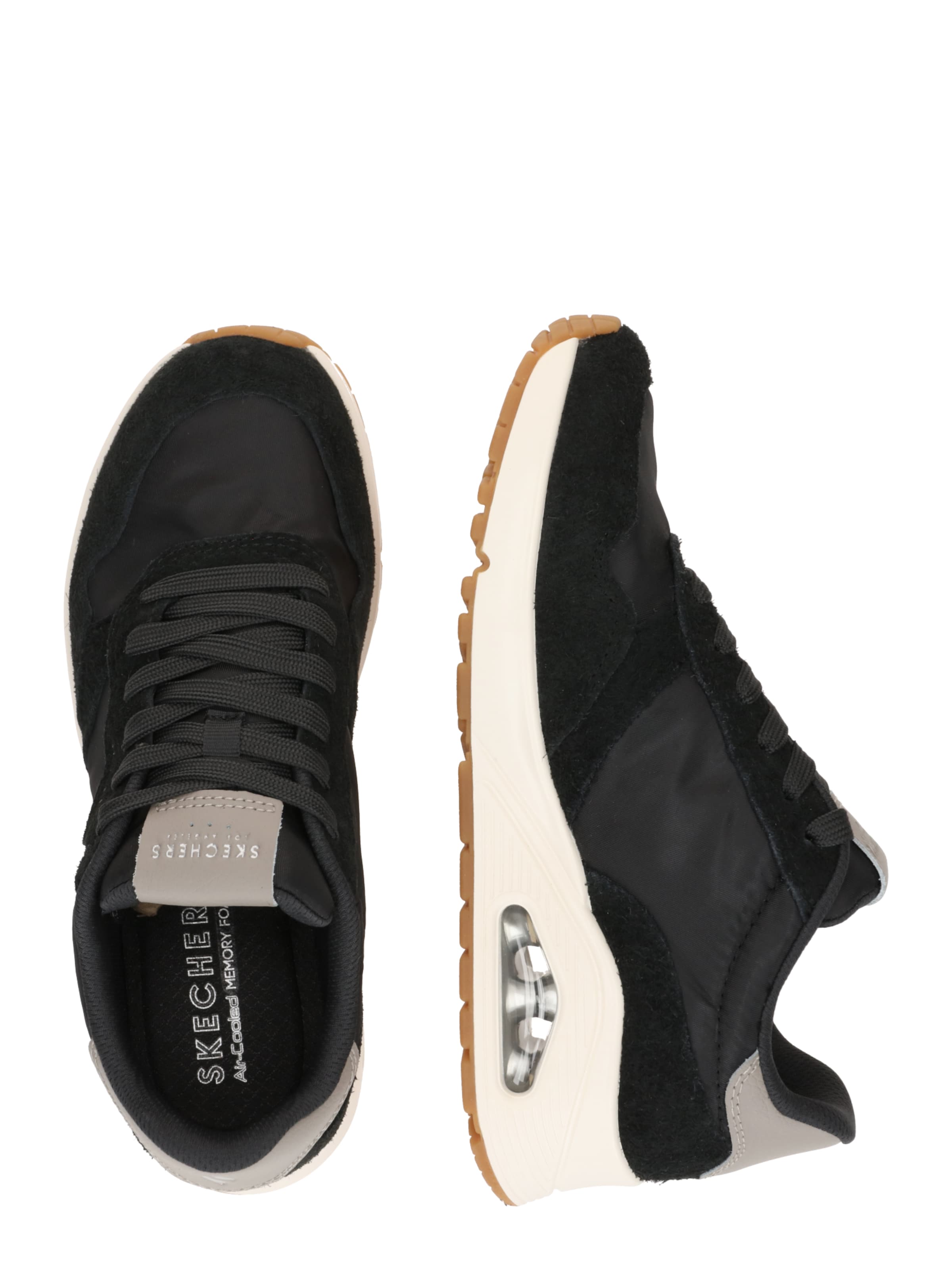 SKECHERS Σνίκερ χαμηλό 'UNO' σε μαύρο