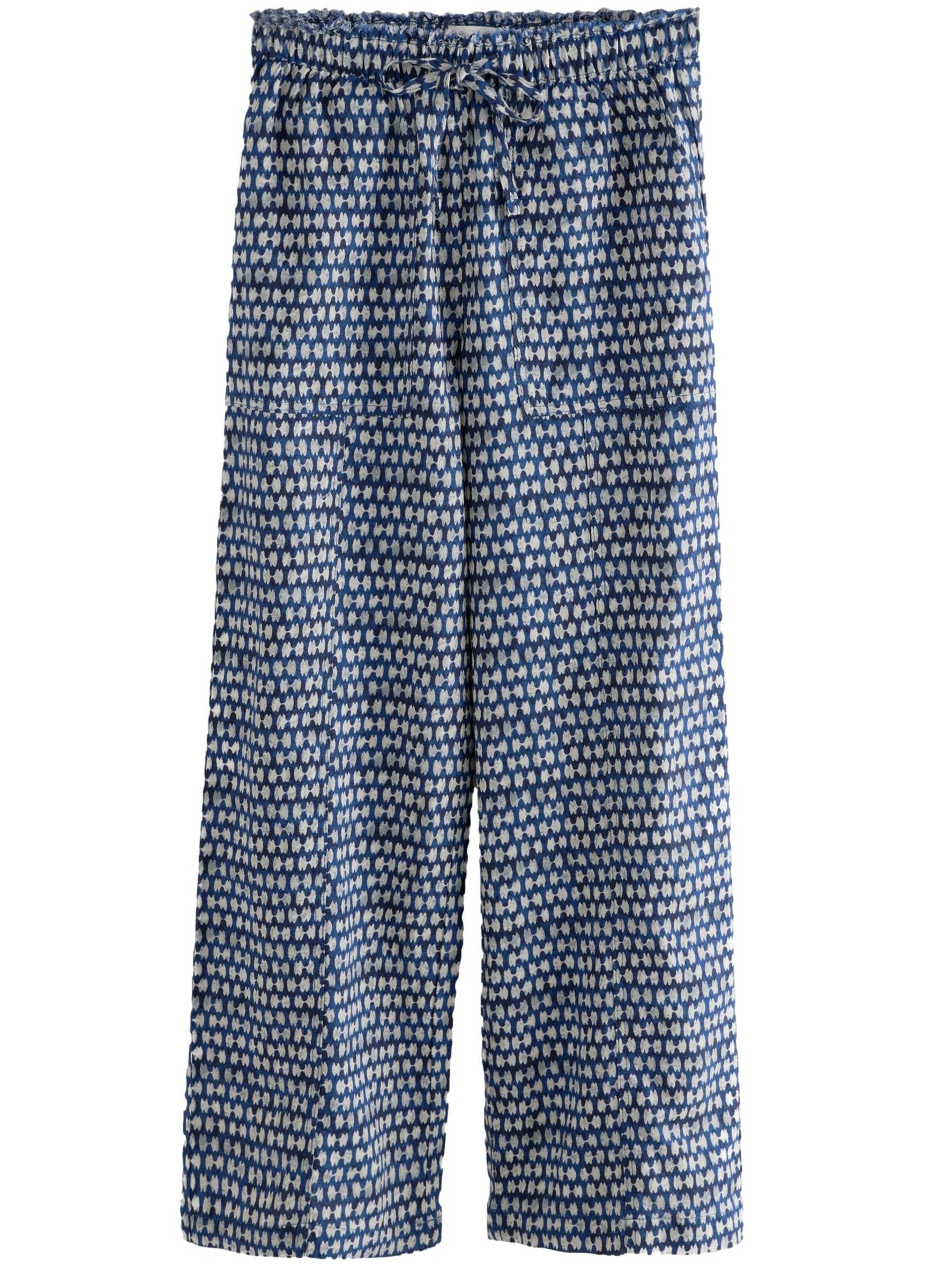 Next Baggy Штаны в Синий: спереди