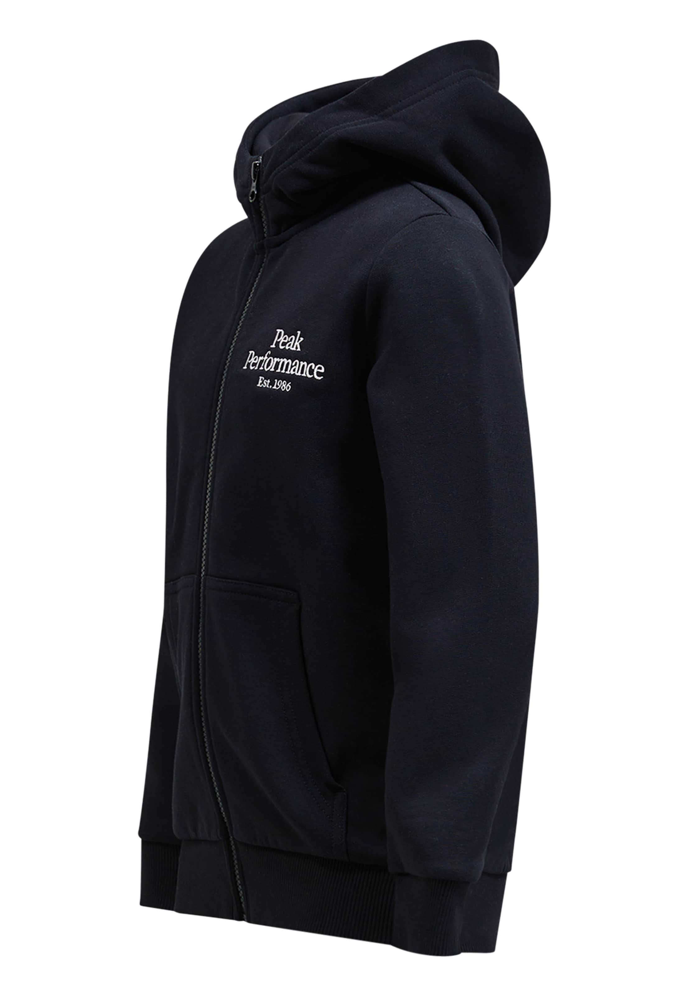 PEAK PERFORMANCE Sportsweatshirt in Zwart