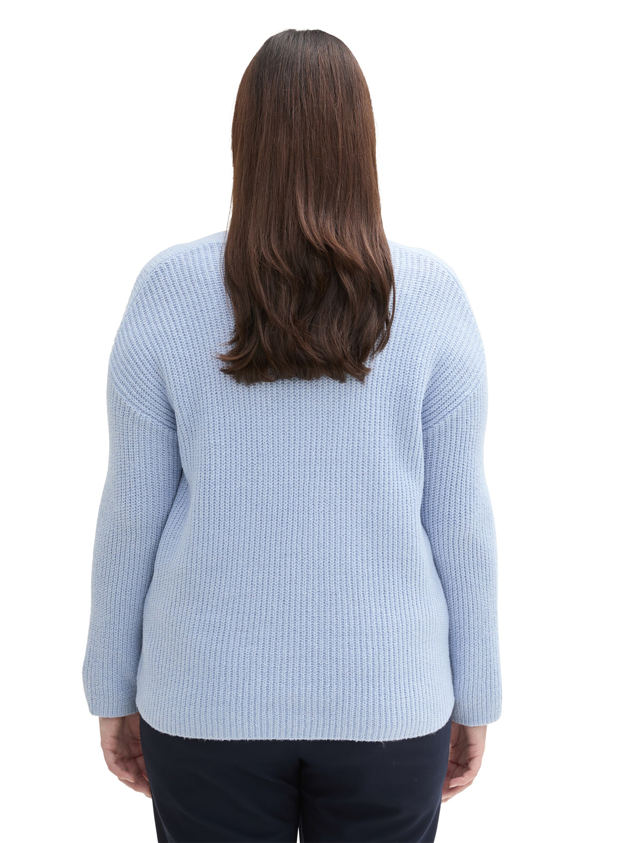Tom Tailor Women + Pullover in Blau