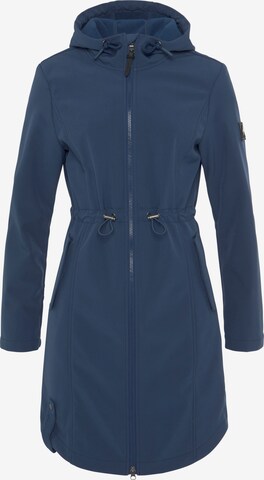 ALPENBLITZ Raincoat in Blue: front