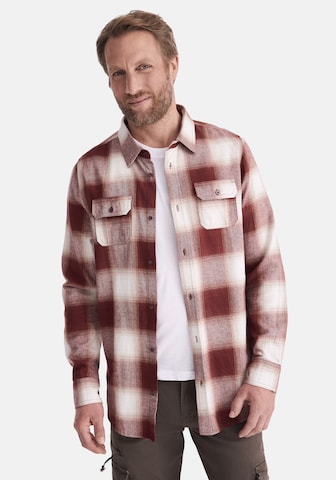 Coupe regular Chemise 'Harry' Hero en rouge