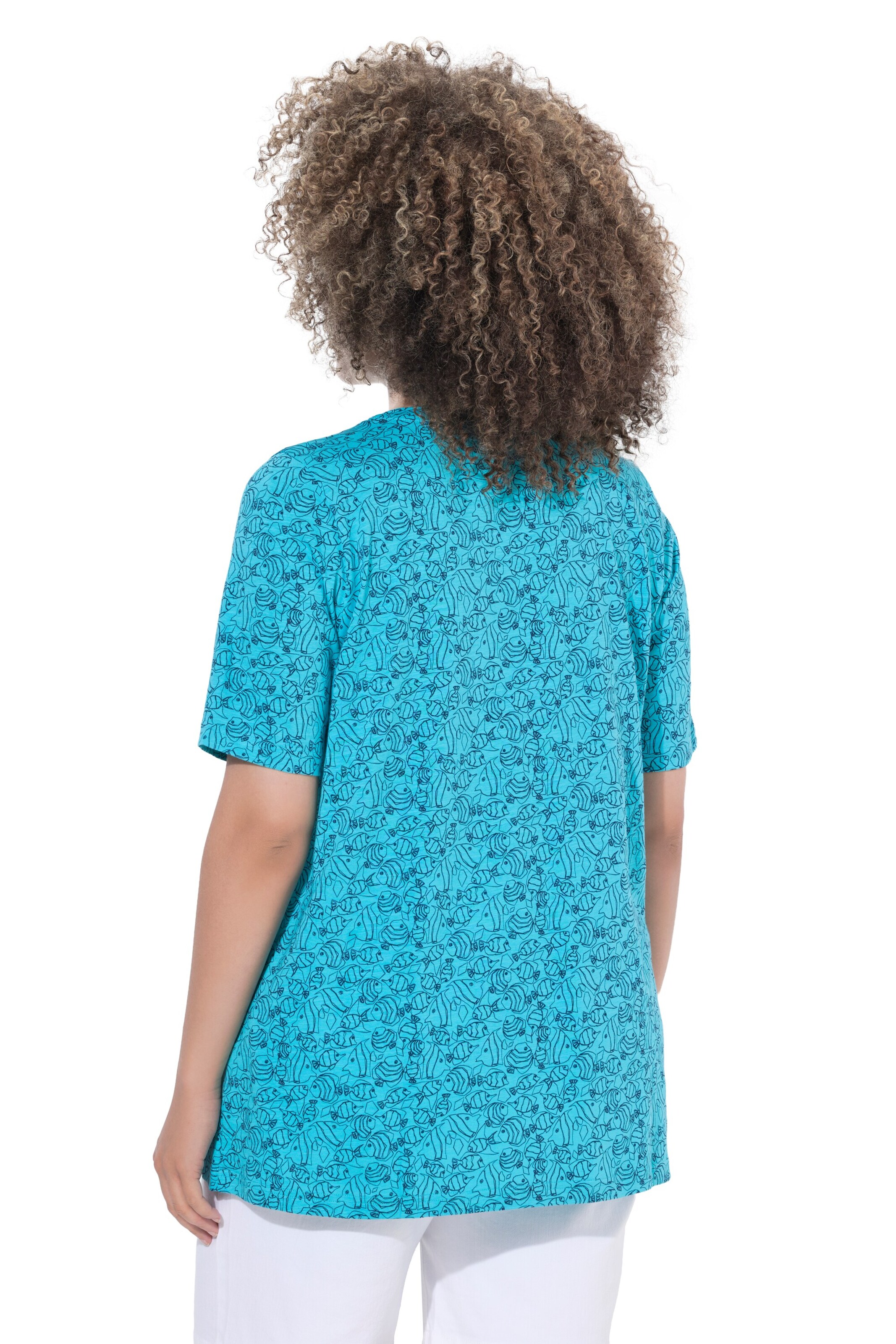 Ulla Popken Shirt in Blauw