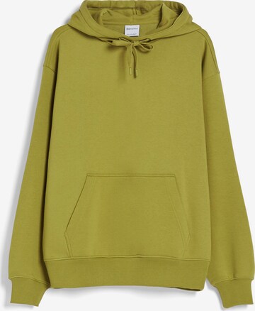 Bershka Sweatshirt in Green: front