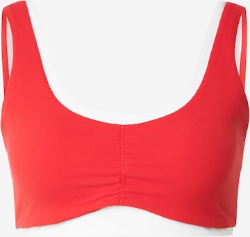Abercrombie & Fitch Bustier Rintaliivi värissä punainen: etupuoli