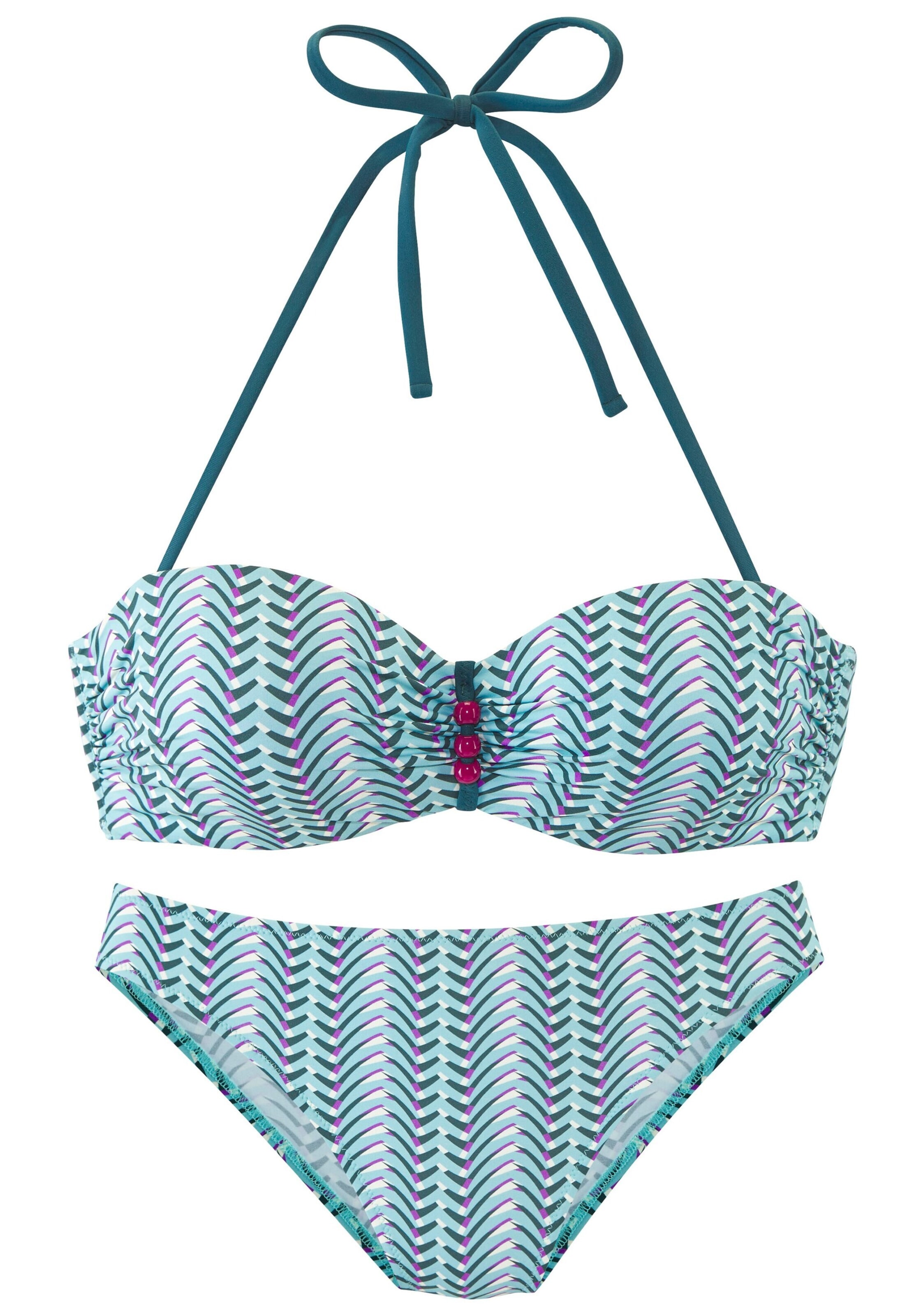 VIVANCE Balconette Bikini in Blau: Vorderseite