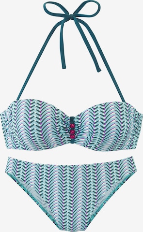 VIVANCE Bikini in Blue: front