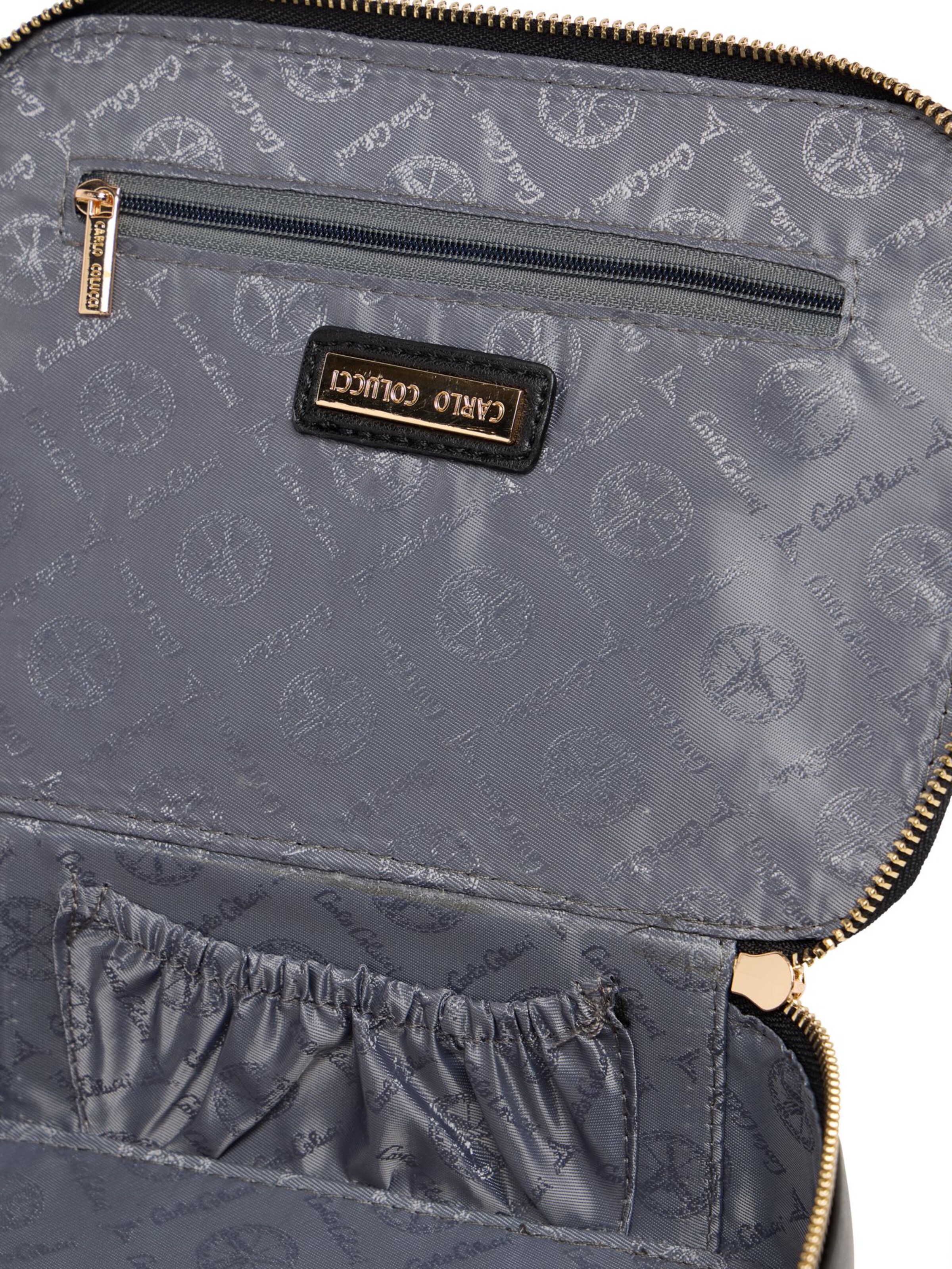 Carlo Colucci Toiletry bag ' Dobner ' in Black