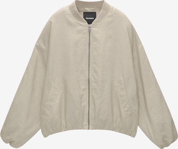 Giacca di mezza stagione di Pull&Bear in beige: frontale