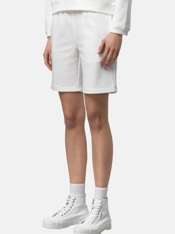 K-Way Regular Outdoor trousers 'K-WAY CASIMIR POLY COTTON BERMUDA' in White