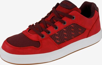 normani Sneakers laag ' Milwaukee ' in Rood: voorkant