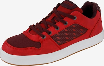 normani Sneakers laag ' Milwaukee ' in Rood: voorkant